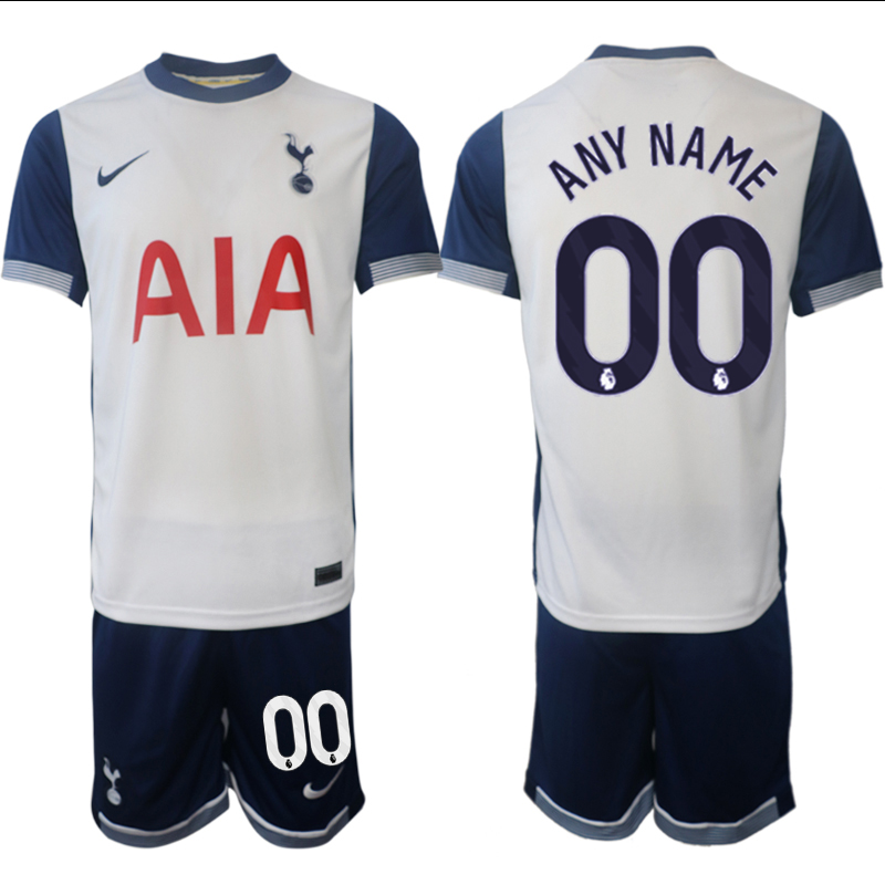 Men 2024-2025 Club Tottenham home White customized Soccer Jersey